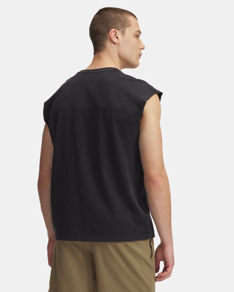 UA Icon Heavyweight Cotton Men's Tank — view 3