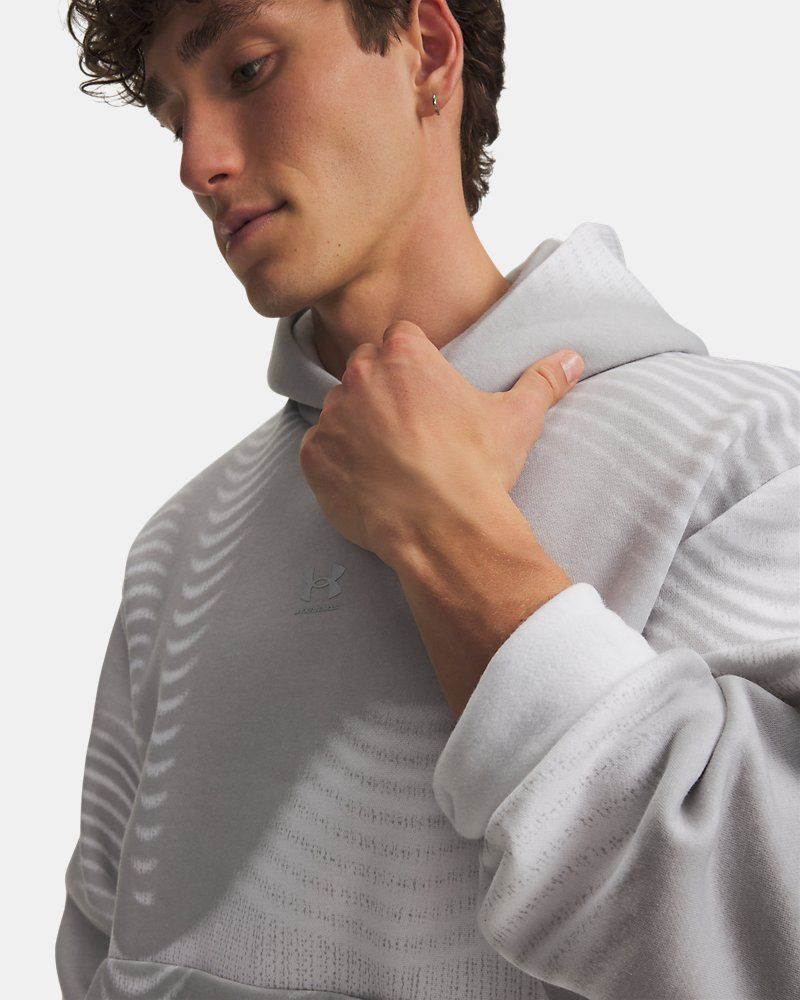 UA Icon Fleece Printed Men's Hoodie — view 6