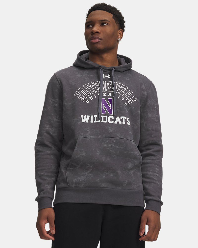 UA Rival Fleece Washed Collegiate Men's Hoodie — view 7