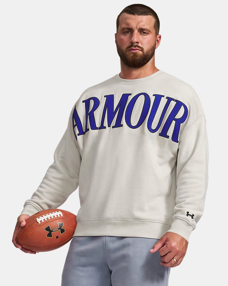 UA Icon Heavyweight Terry Graphic Men's Crew