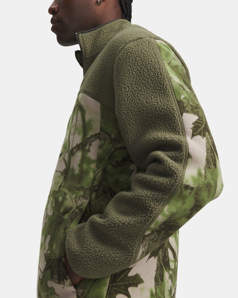 ColdGear® Infrared Basecamp Fleece Camo Men's ½ Zip — view 6