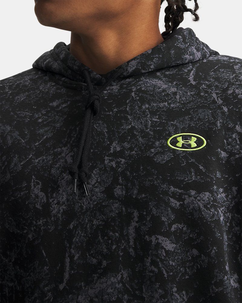 UA Rival Fleece Printed Men's Hoodie — view 3