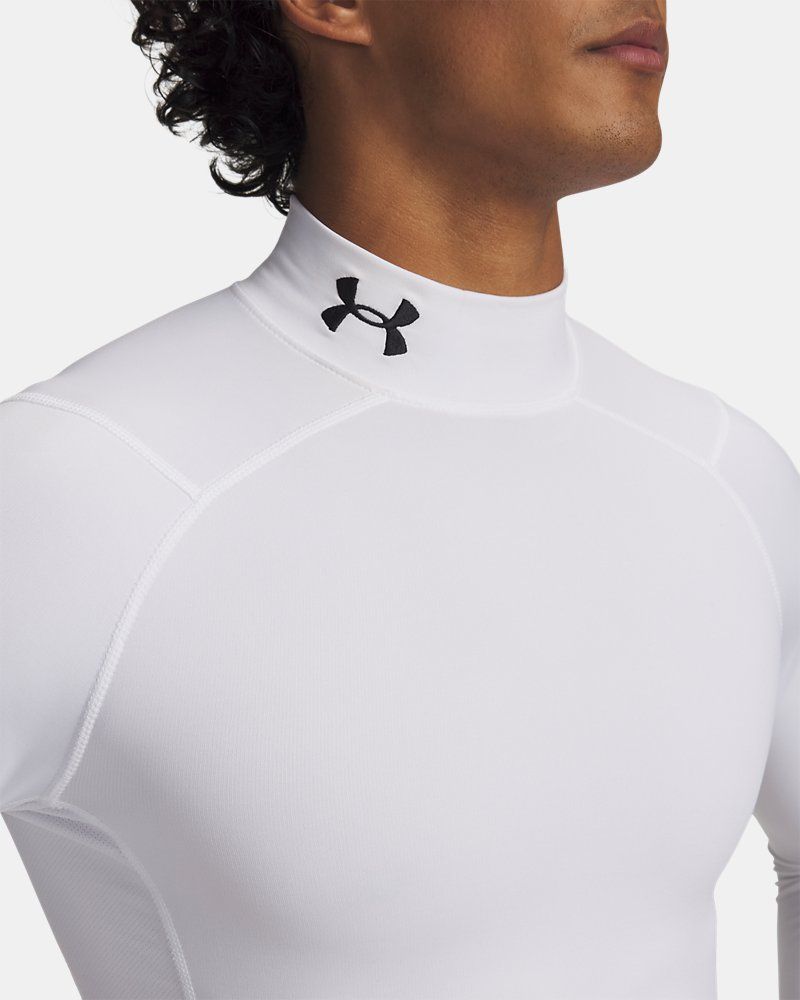 ColdGear® Men's Compression Mock Long Sleeve — view 4