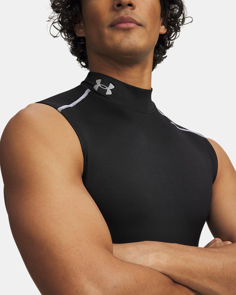 HeatGear® Elite Men's Sleeveless Mock — view 3