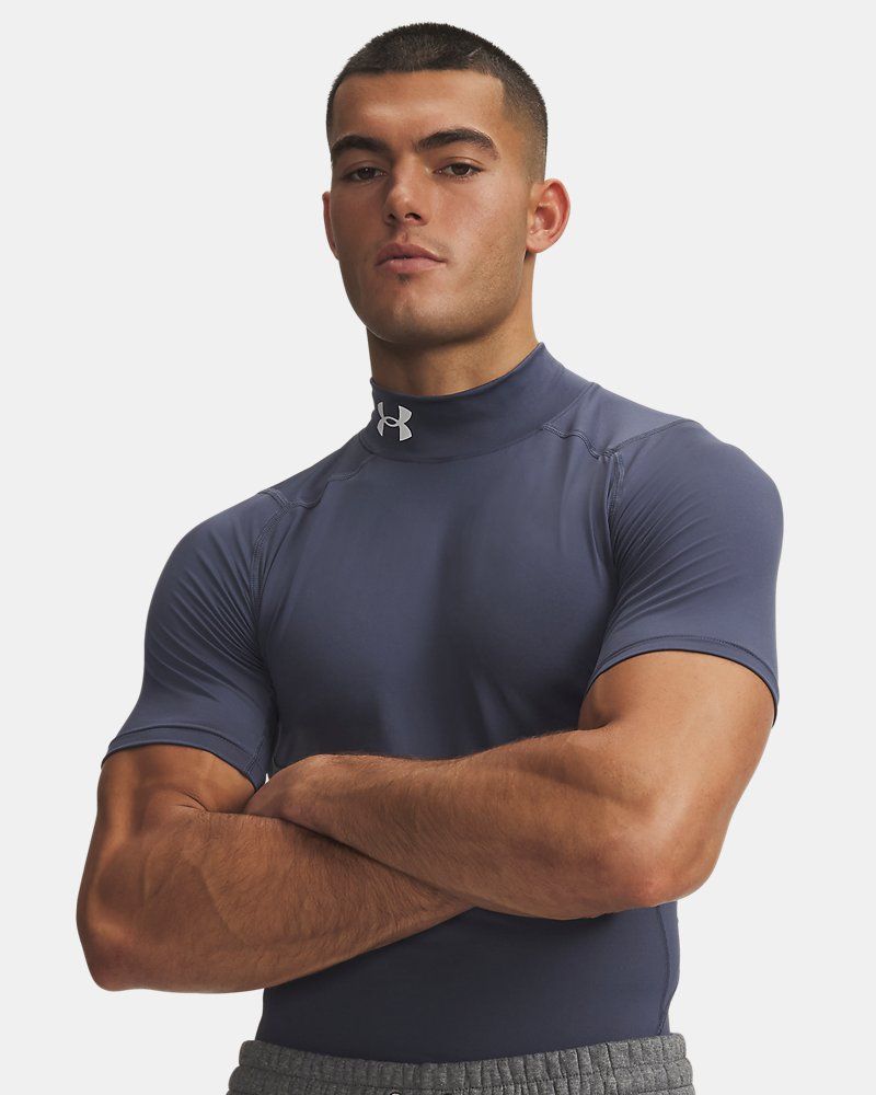 HeatGear® Compression Men's Mock Short Sleeve — view 14