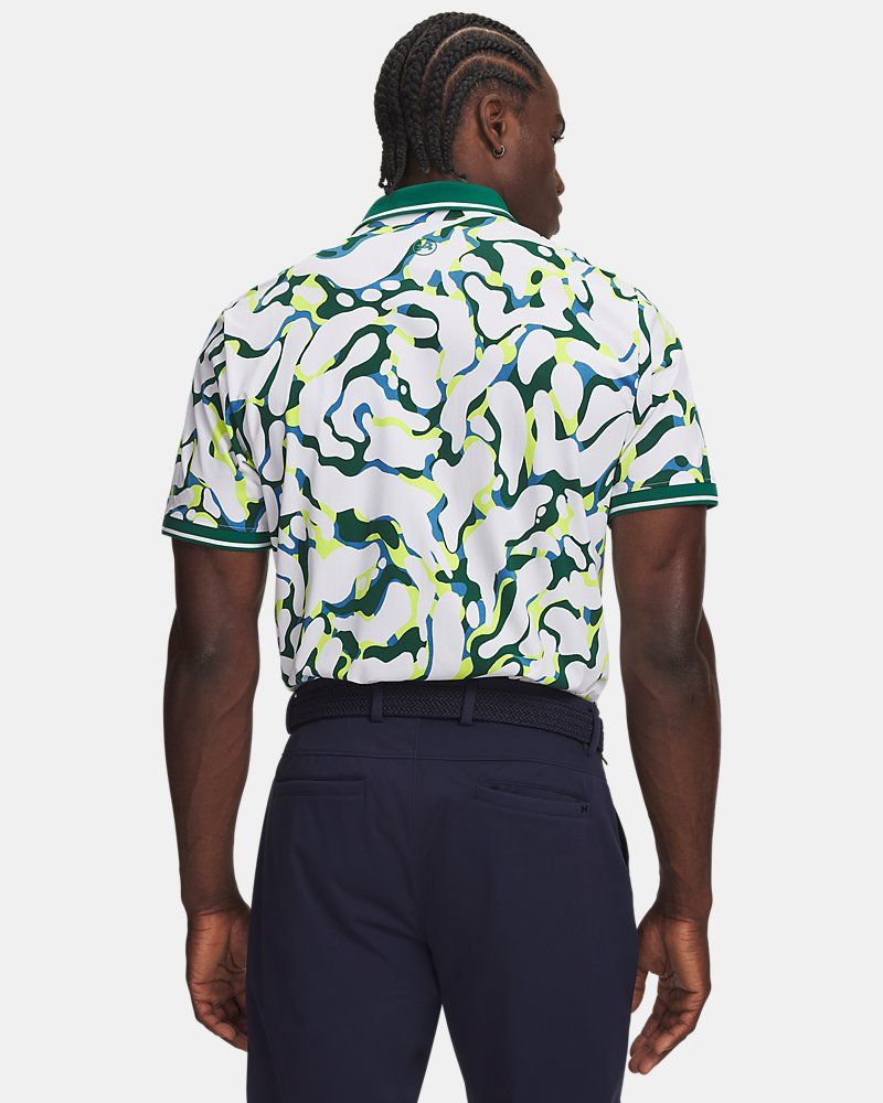 UA ArmourDry Print Rib Men's Polo — view 5