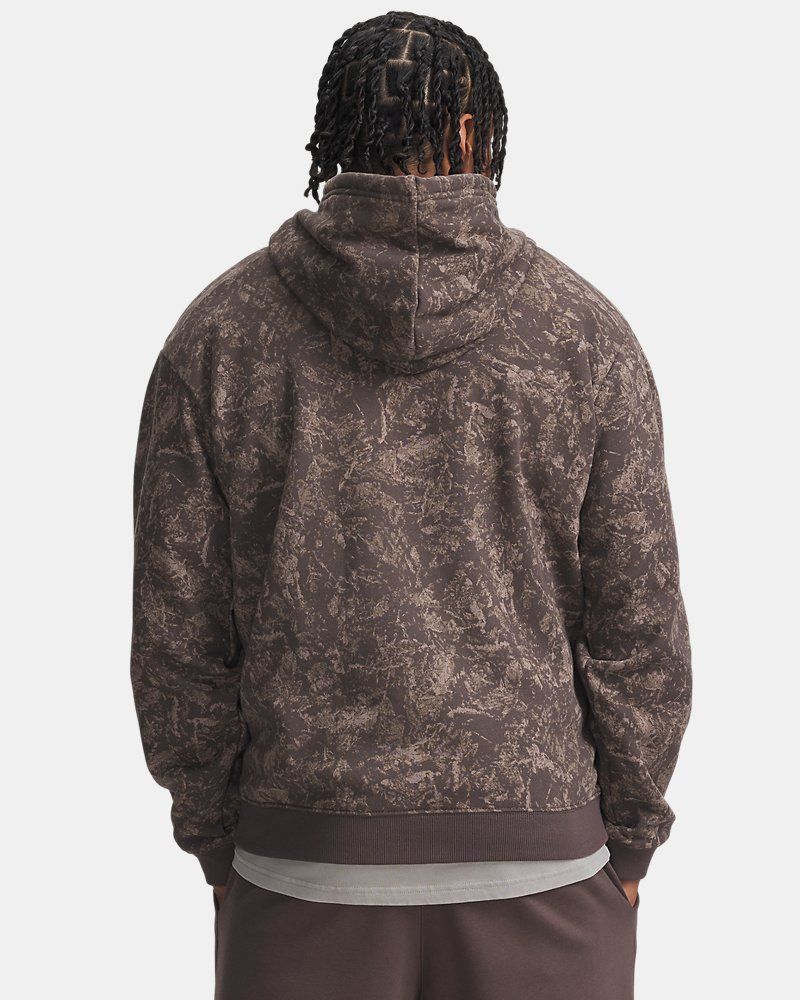 UA Rival Fleece Printed Men's Hoodie — view 8