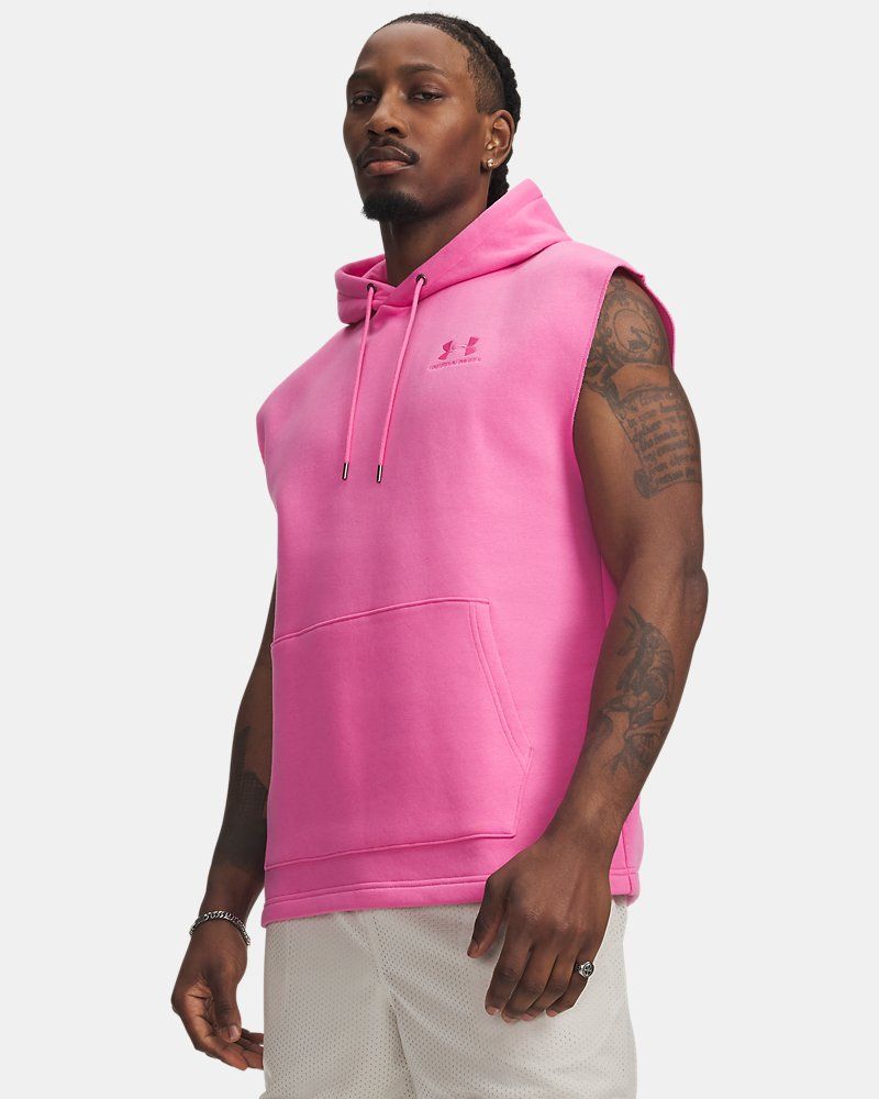 UA Icon Fleece Men's Sleeveless Hoodie — view 16