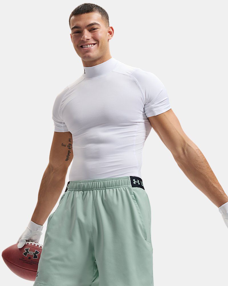 HeatGear® Compression Men's Mock Short Sleeve