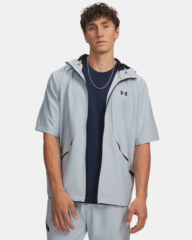 UA Unstoppable Woven Men's Short Sleeve Jacket — view 4