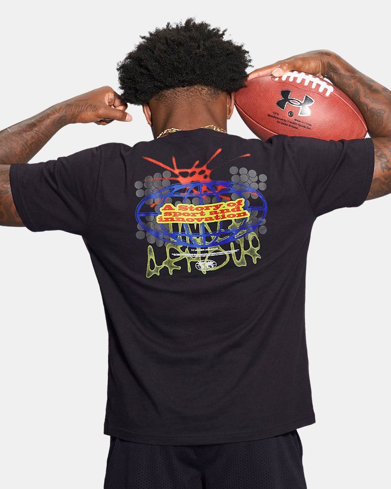 UA Graffiti Wordmark Men's Short Sleeve — view 3