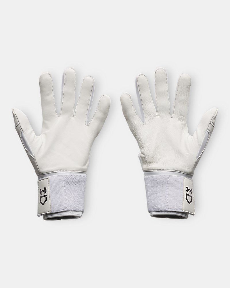 UA Yard 10 Long Cuff Men's Batting Gloves — view 4