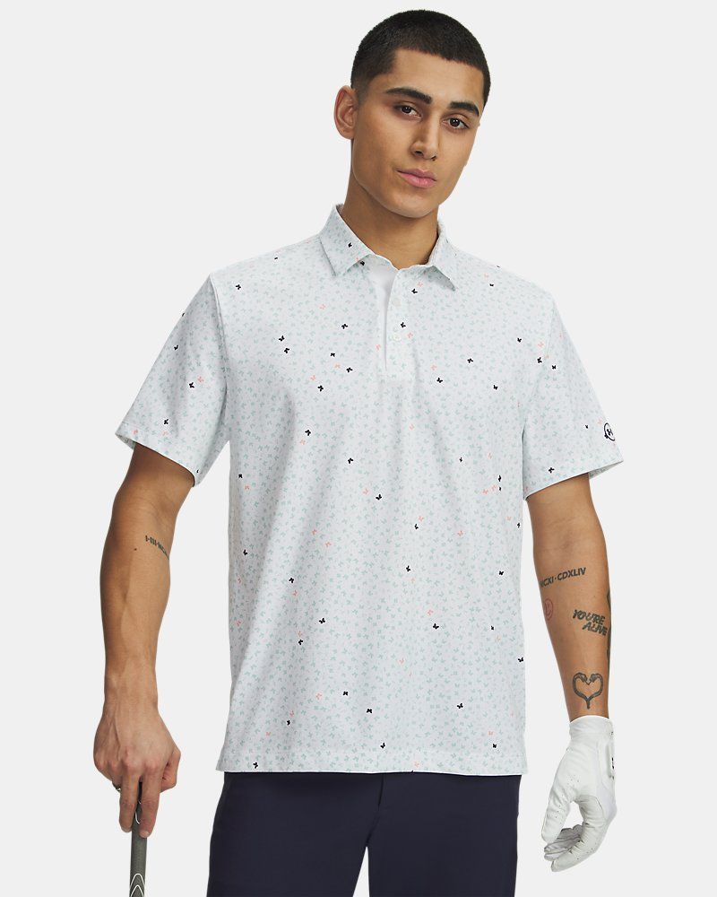 UA ArmourDry Printed Men's Polo — view 16