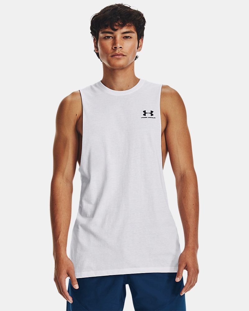UA Left Chest Cut-Off Men's Tank — view 7