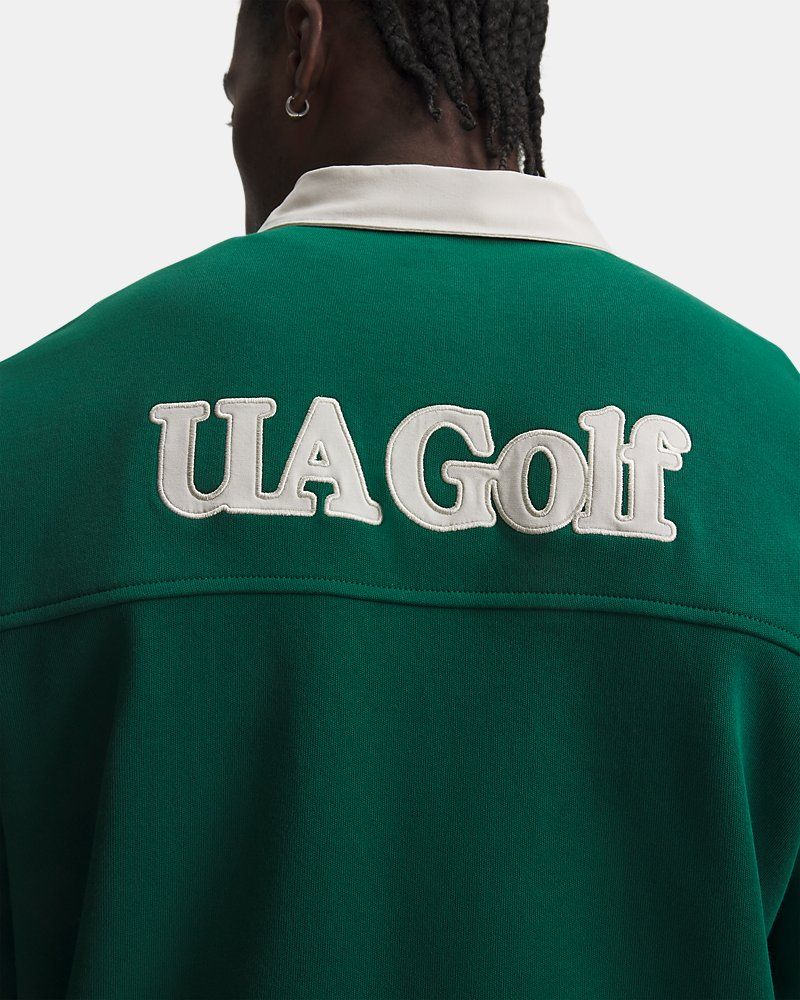 UA Drive Amp Men's Long Sleeve Polo — view 3