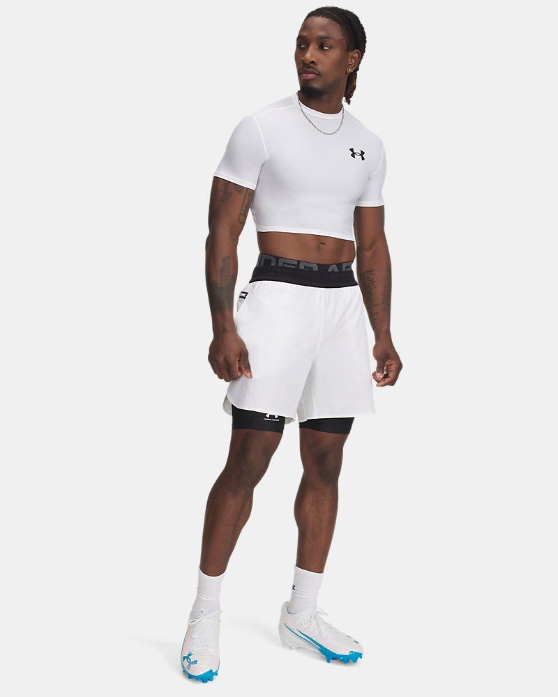 HeatGear® OG Compression Men's Crop Short Sleeve — view 3
