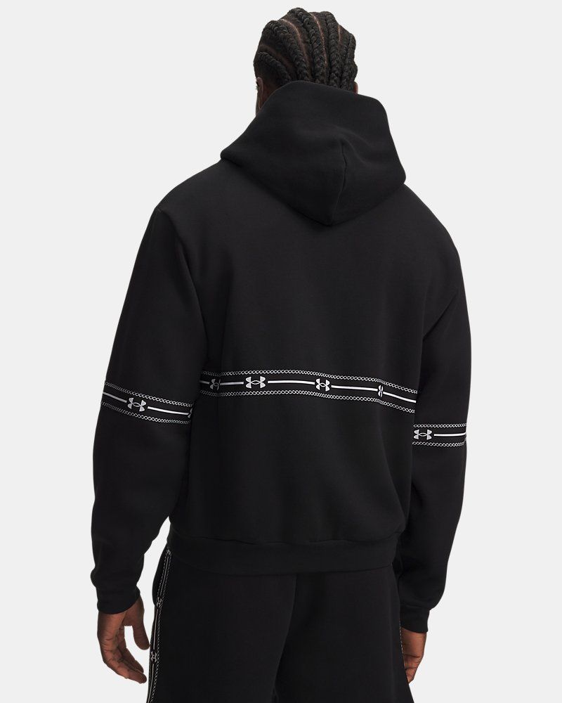 UA Icon Fleece Taped Men's Full Zip — view 3