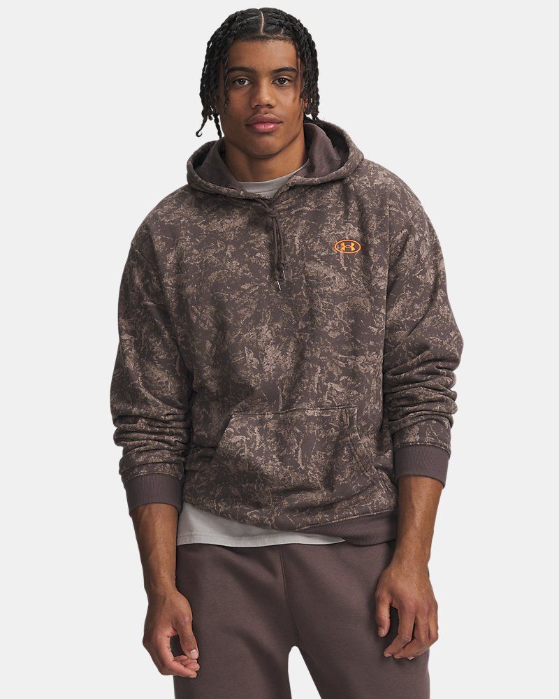 UA Rival Fleece Printed Men's Hoodie — view 7