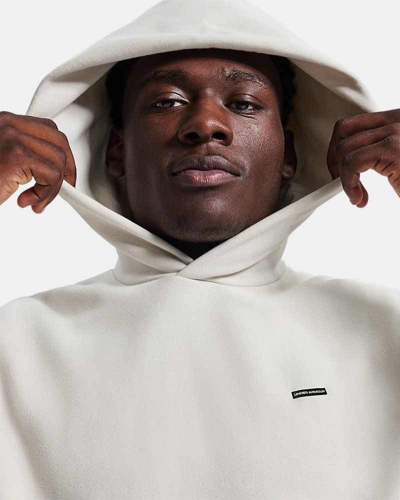 UA Icon Fleece Washed Men's Hoodie — view 8