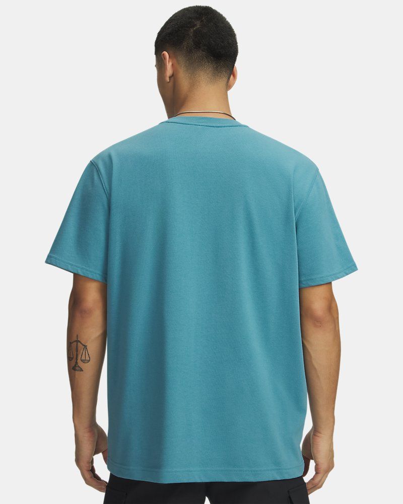 Men's UA Logo Embroidered Heavyweight Short Sleeve Men's Short Sleeve — view 22