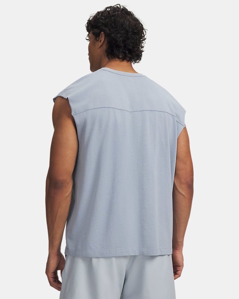 UA Icon Heavyweight Cotton Men's Tank — view 23