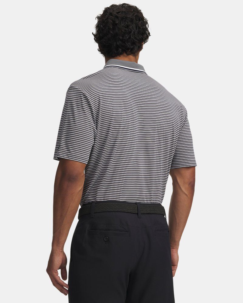 UA ArmourDry Rib Stripe Men's Polo — view 5
