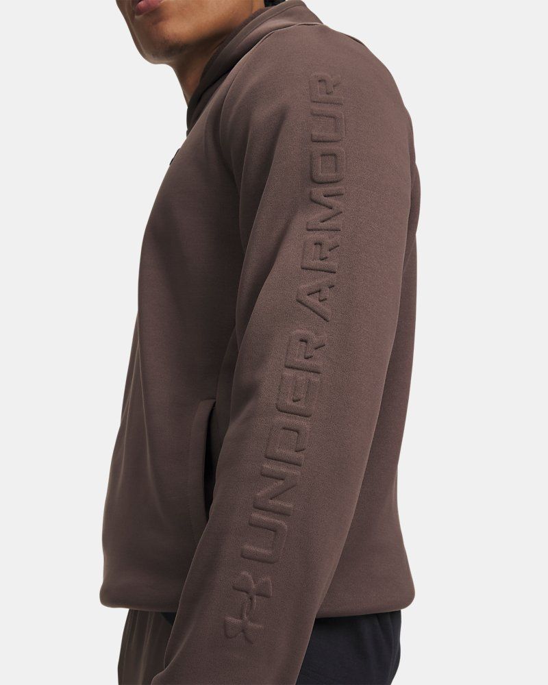 Armour Fleece® Wordmark Emboss Men's Hoodie — view 3