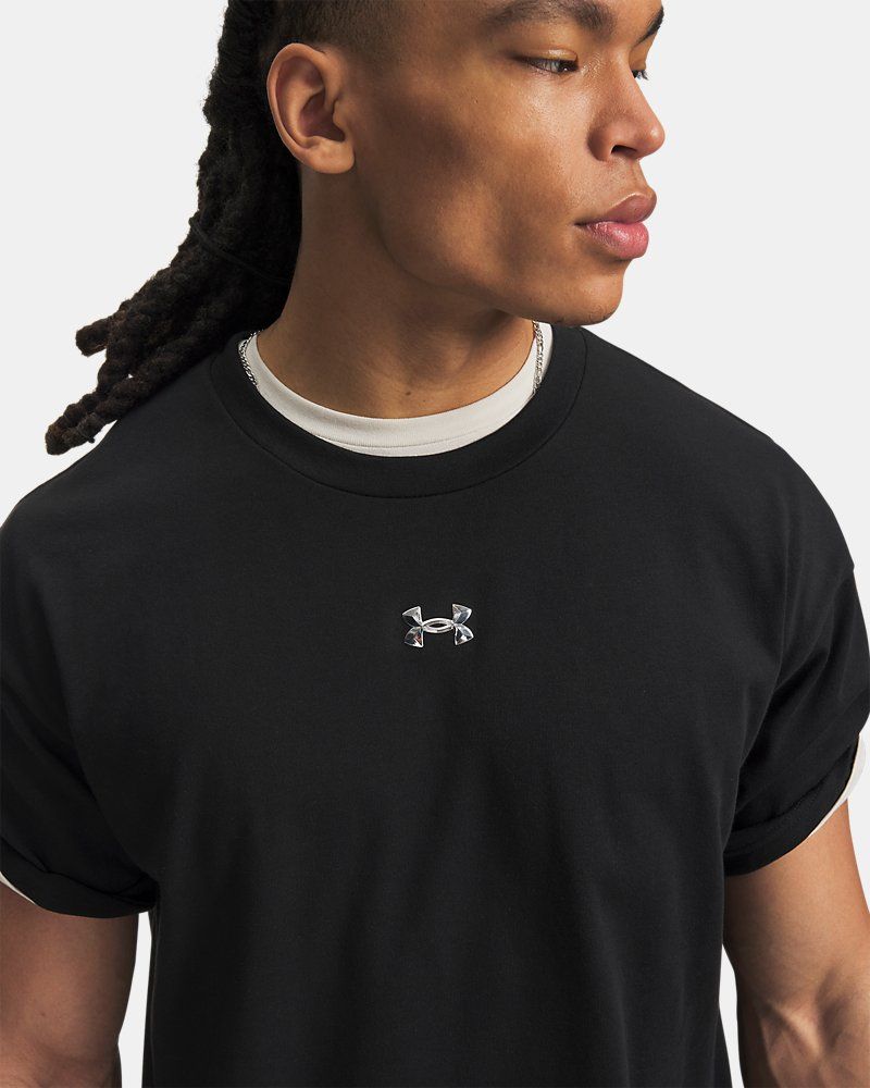 UA Heavyweight Metal Logo Men's Short Sleeve — view 3