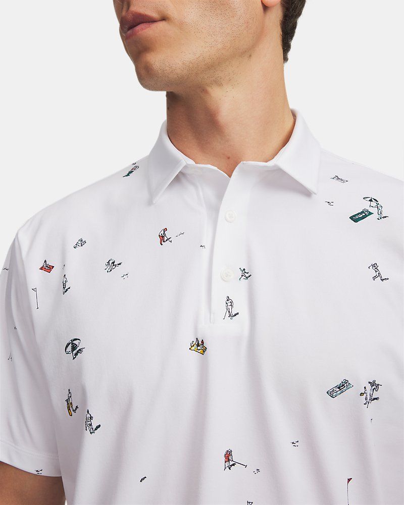 UA ArmourDry Printed Men's Polo — view 22