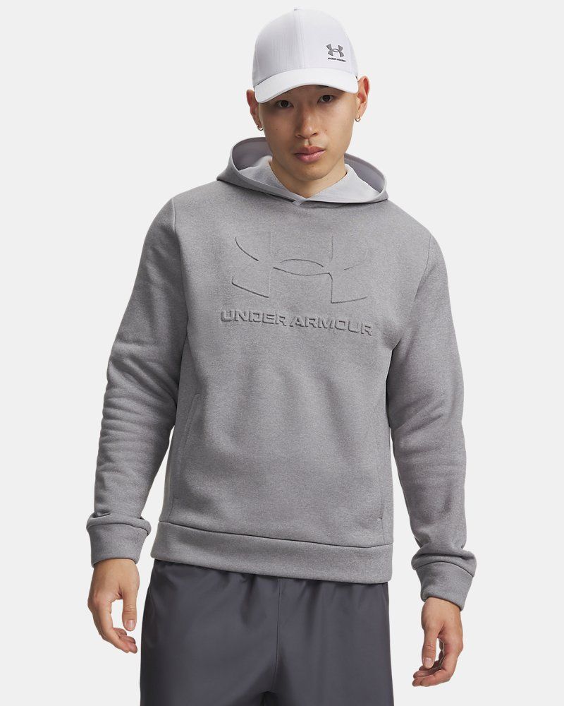 Armour Fleece® Twist Emboss Men's Hoodie — view 4