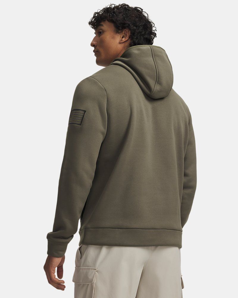 UA Freedom Armour Fleece® Emboss Men's Hoodie — view 5