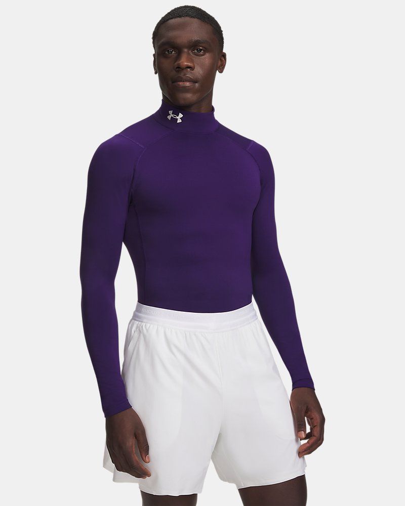 ColdGear® Men's Compression Mock Long Sleeve — view 35