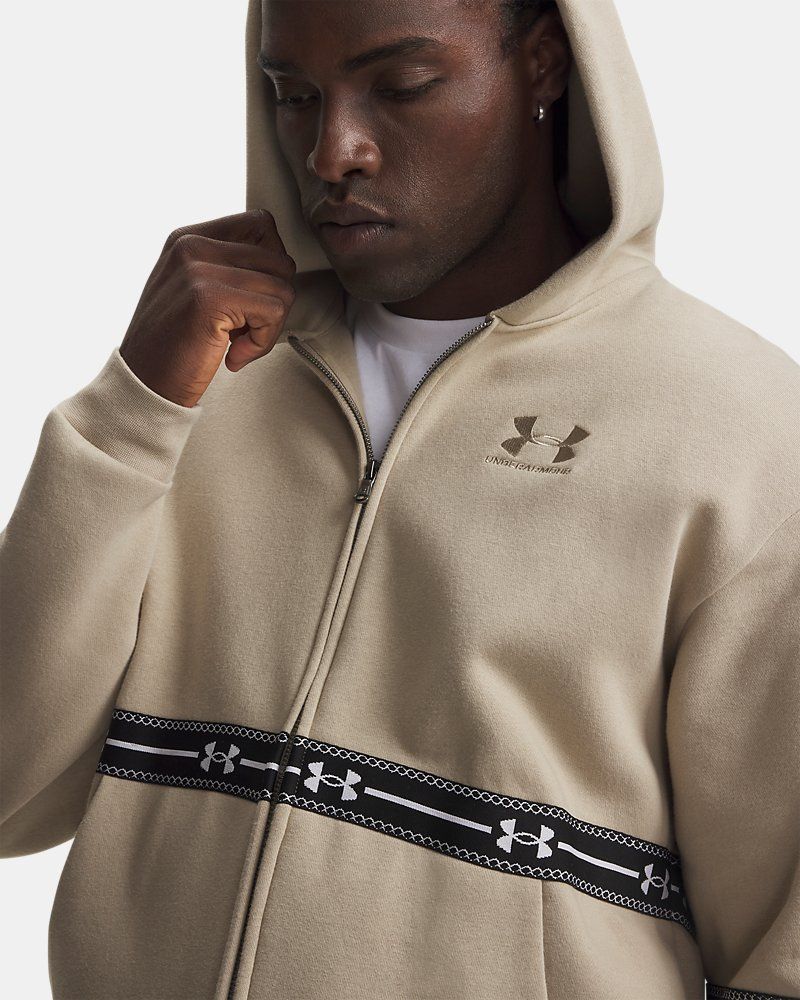 UA Icon Fleece Taped Men's Full Zip — view 7
