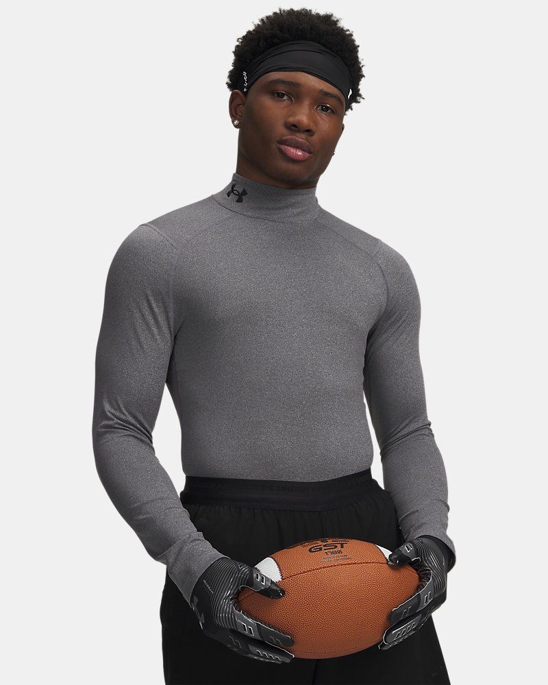 ColdGear® Men's Compression Mock Long Sleeve — view 12