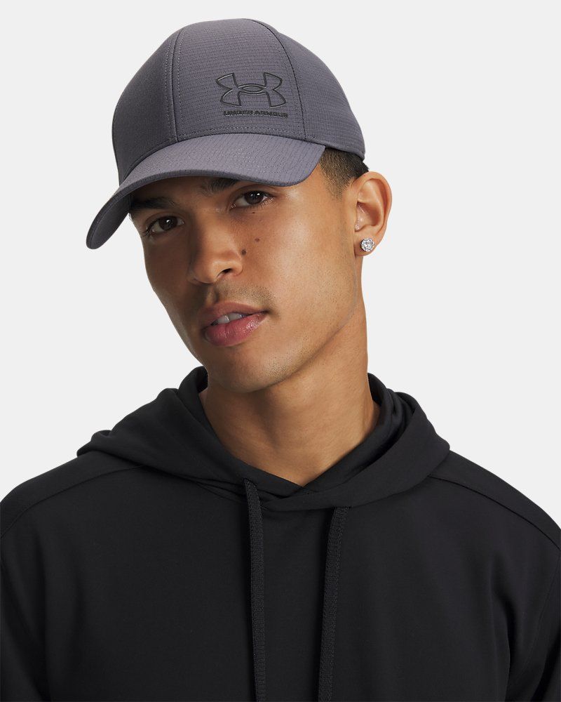 UA ArmourVent Low Men's Stretch Fit Cap — view 6