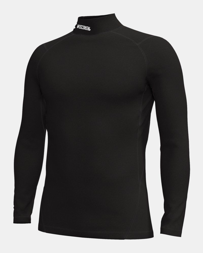 ColdGear® Collegiate Men's Long Sleeve Fitted Mock — view 3