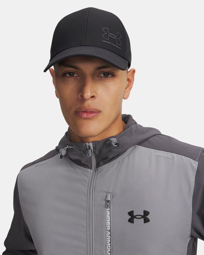 UA ArmourVent Low Men's Stretch Fit Cap — view 3