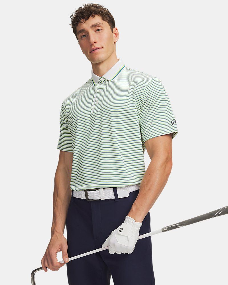 UA ArmourDry Rib Stripe Men's Polo