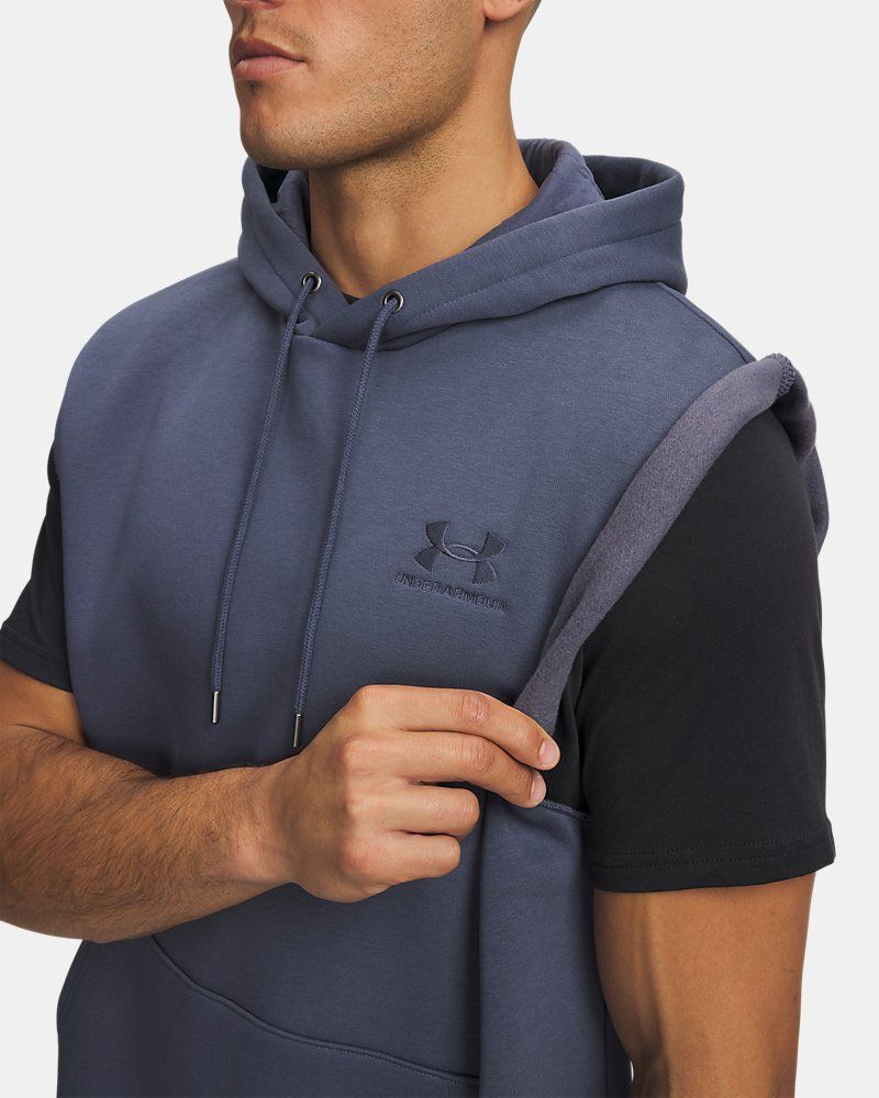 UA Icon Fleece Men's Sleeveless Hoodie — view 12