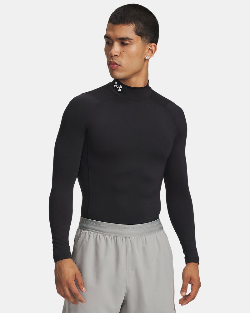 HeatGear® Men's Compression Mock Long Sleeve