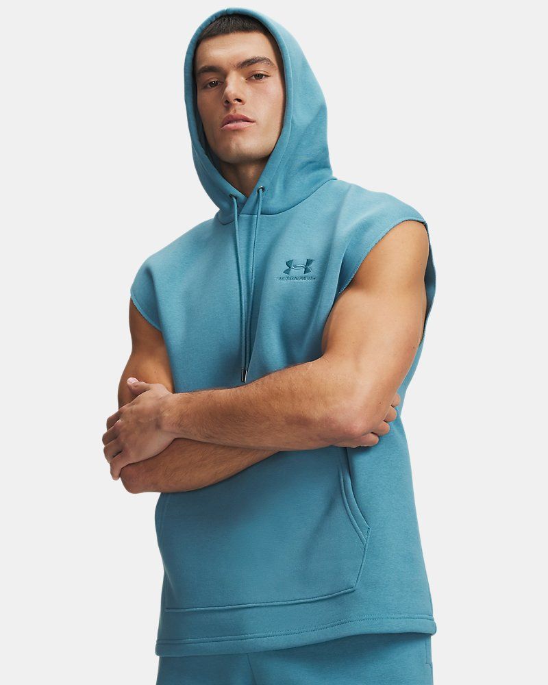 UA Icon Fleece Men's Sleeveless Hoodie — view 22