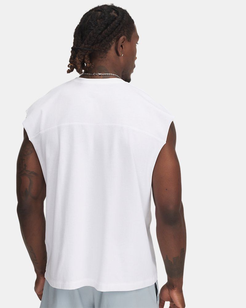 UA Icon Heavyweight Cotton Men's Tank — view 9