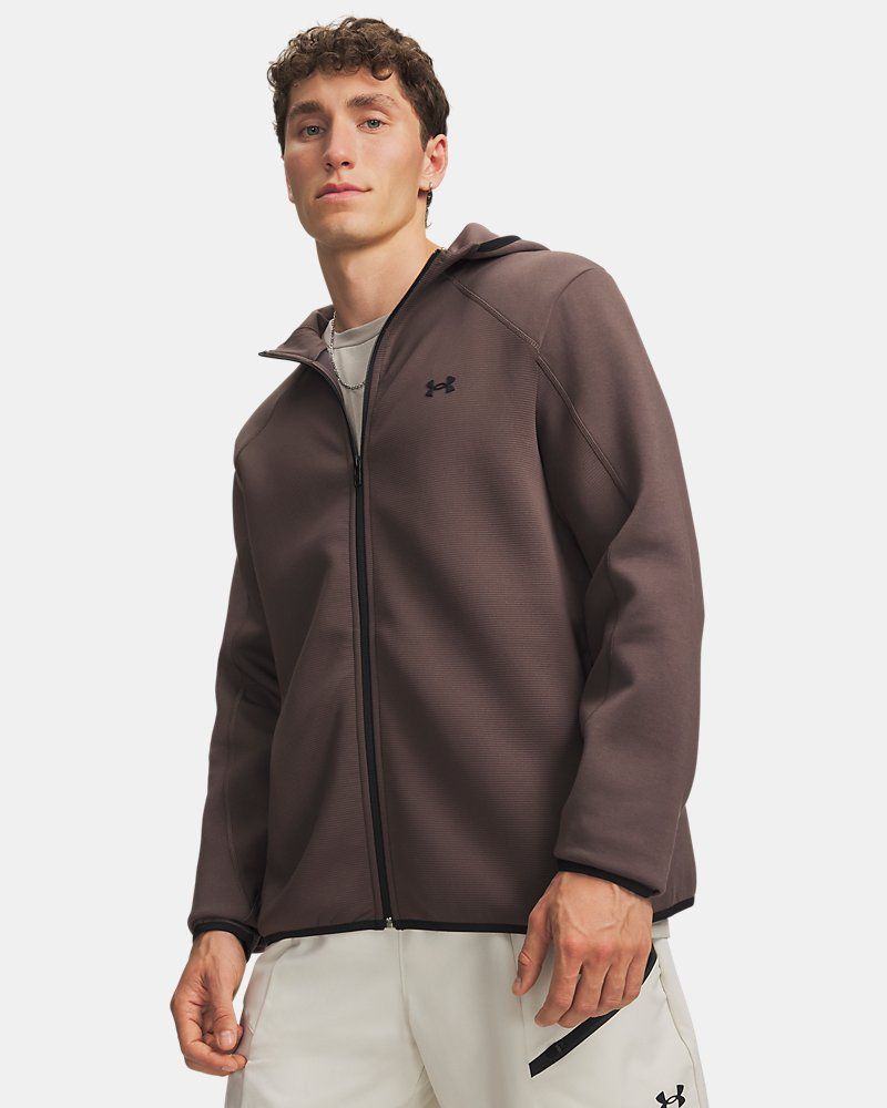 UA Unstoppable Fleece Textured Men's Full Zip