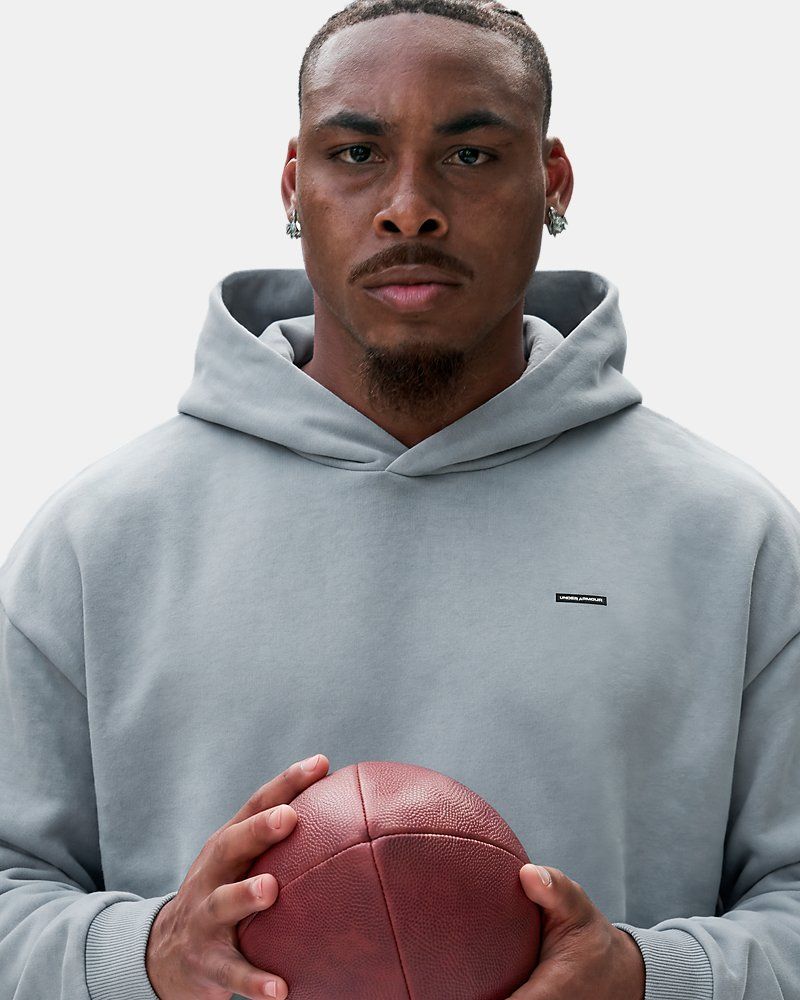 UA Icon Fleece Washed Men's Hoodie — view 18