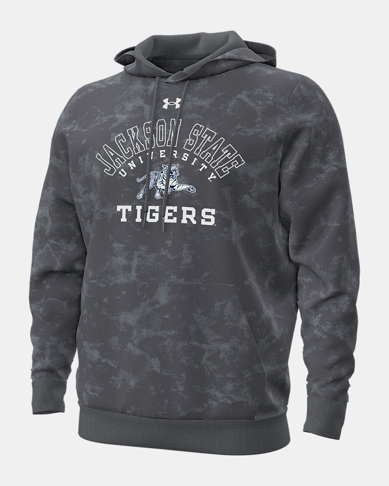 UA Rival Fleece Washed Collegiate Men's Hoodie — view 3