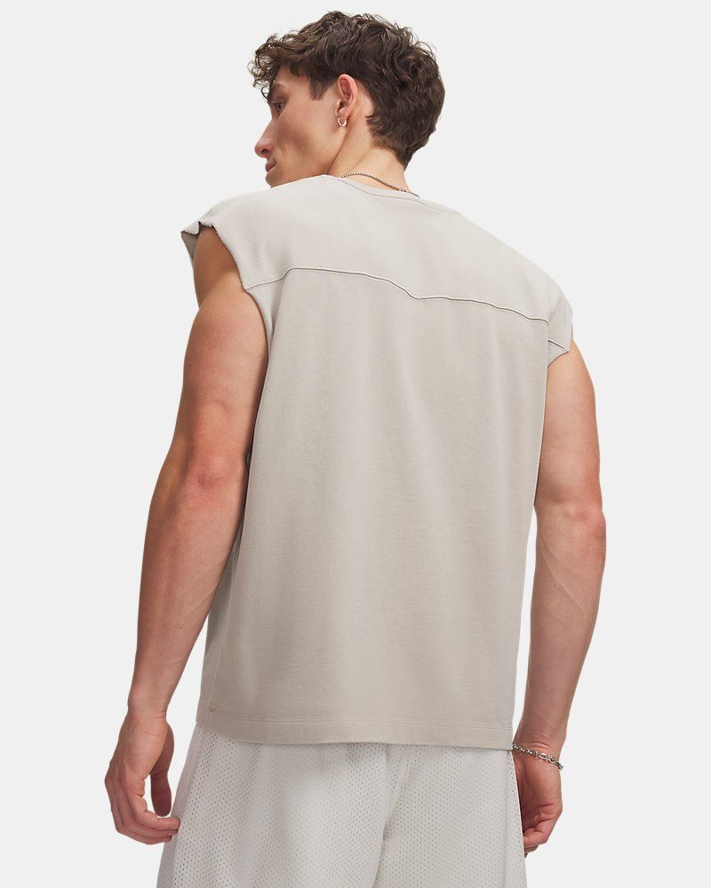 UA Icon Heavyweight Cotton Men's Tank — view 13