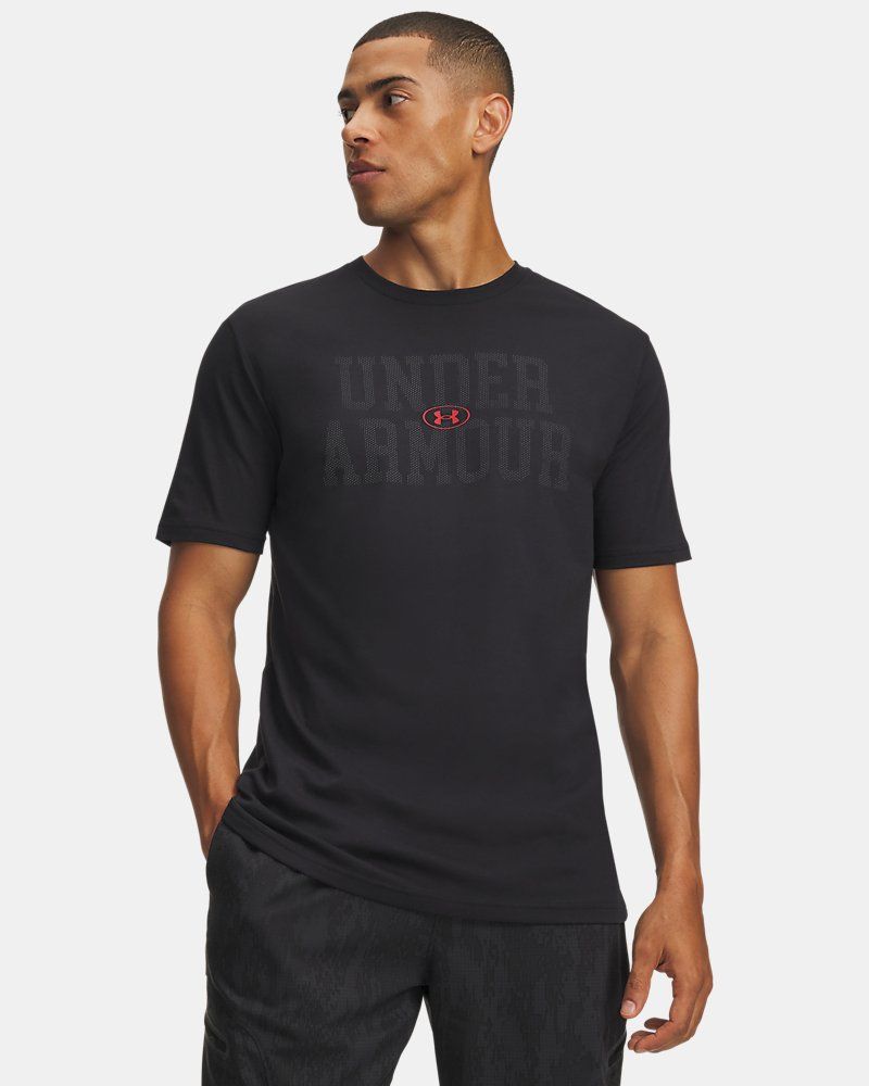 UA Mesh Wordmark Men's Short Sleeve