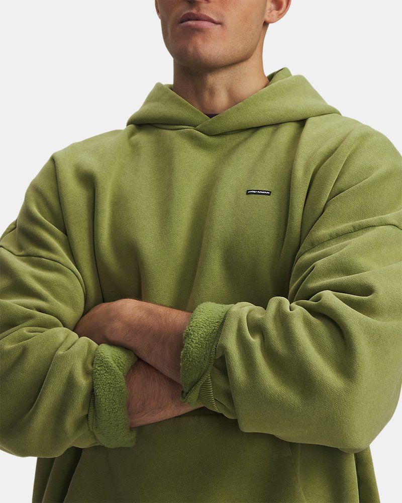 UA Icon Heavyweight Fleece Washed Men's Hoodie — view 9