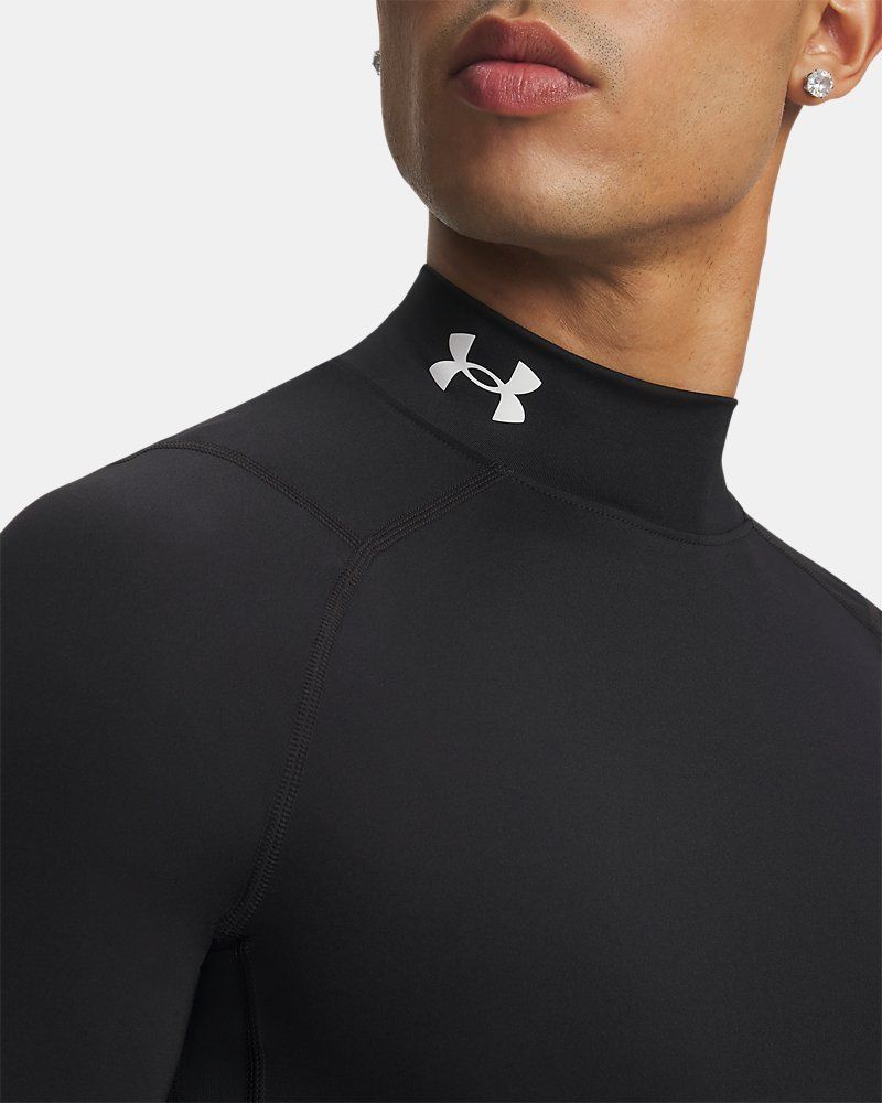 HeatGear® Men's Compression Mock Long Sleeve — view 4