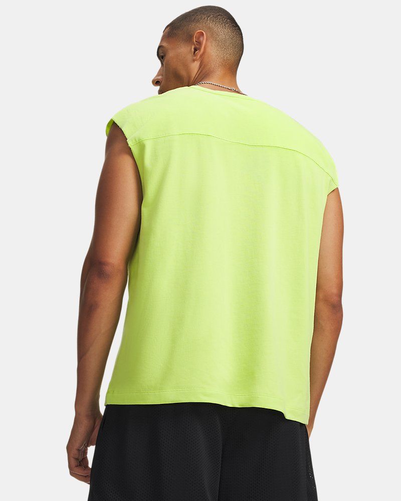 UA Icon Heavyweight Cotton Men's Tank — view 19